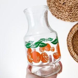 Vintage orange pitcher